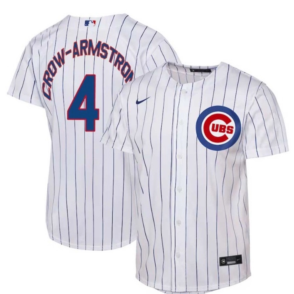 Cubs Youth Medium Pete Crow-Armstrong Jersey
